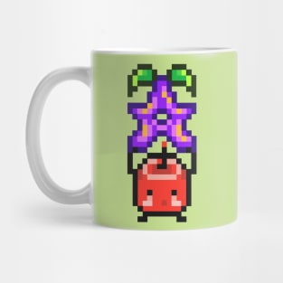 Red Junimo with Stardrop Mug